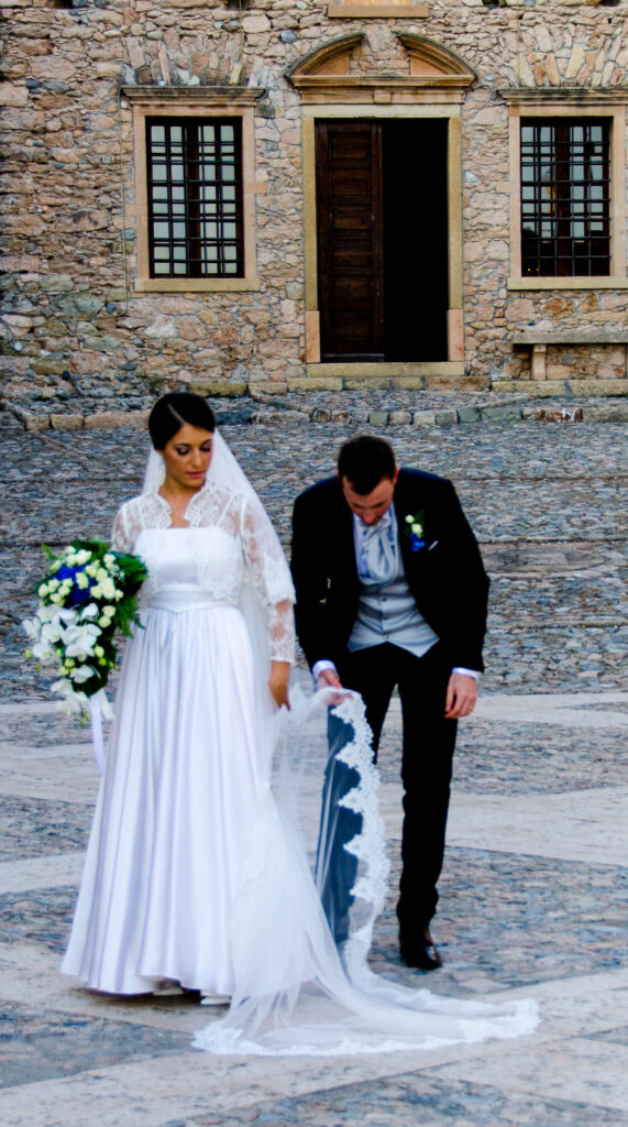 Bride, Groom leaving church